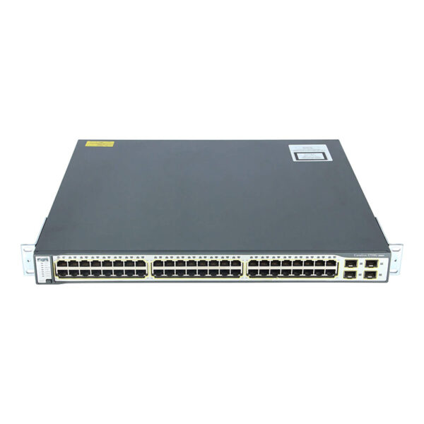 سوئیچ 24 پورت سیسکو مدل WS-C3750G-48TS-E برند GE-Tech