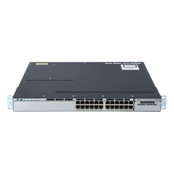 سوئیچ 24 پورت سیسکو مدل WS-C3750X-24P-S برند GE-Tech