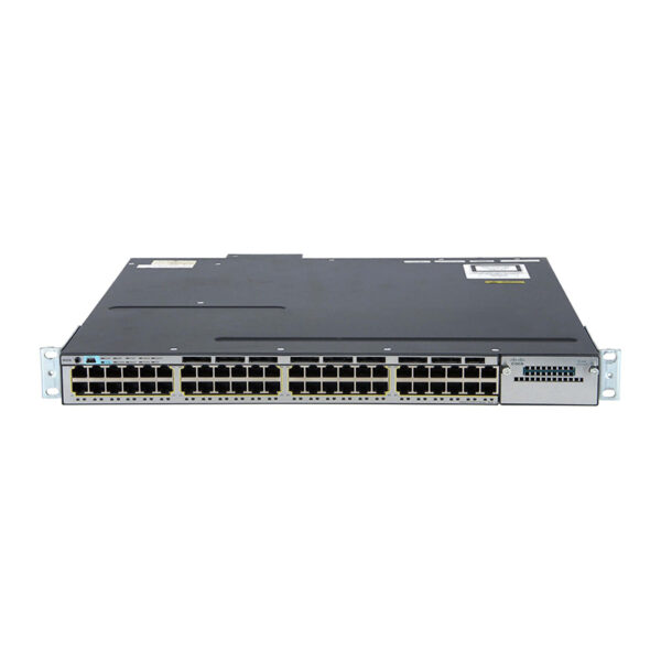 سوئیچ 48 پورت سیسکو مدل WS-C3750X-48P-S برند GE-Tech