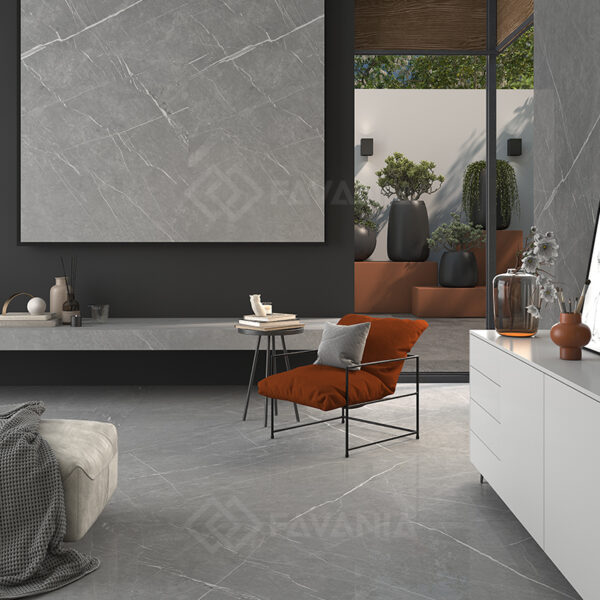سرامیک اسلب پرسلان پیترا طوسی روشن 300×120 برند فاوانیا