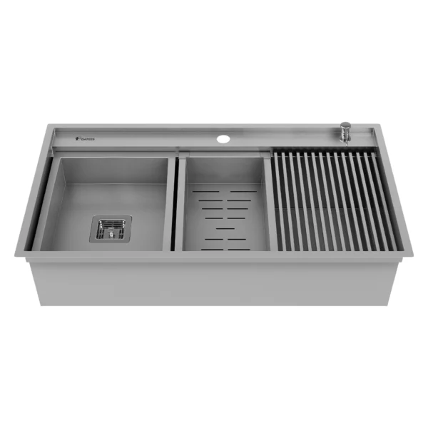 سینک استیل داتیس مدل Corian-702 برند داتیس