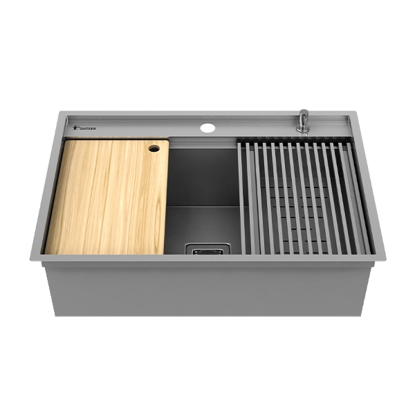 سینک استیل داتیس مدل Corian-703 برند داتیس
